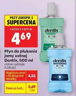 Biedronka Płyn do płukania jamy ustnej Dentix, 500 ml oferta