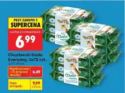 Biedronka Chusteczki Dada Everyday, 3x72 szt oferta
