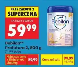 Biedronka Bebilon Profutura 2+, 800 g oferta