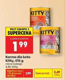 Biedronka Karma dla kota Kitty, 415 g oferta