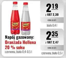 Eurocash Napój gazowany: Oranżada Hellena 20% soku oferta