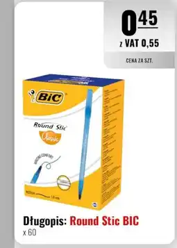 Eurocash Długopis: Round Stic BIC oferta