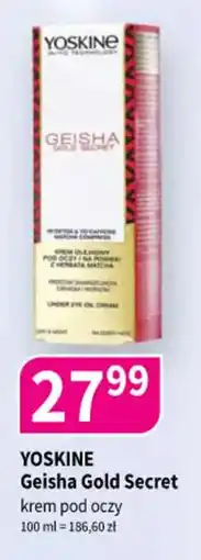 Drogerie Polskie YOSKINE Geisha Gold Secret krem pod oczy oferta
