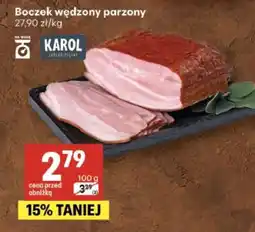 Delikatesy Centrum Boczek wędzony parzony oferta