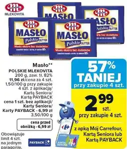 Carrefour Masło POLSKIE MLEKOVITA oferta