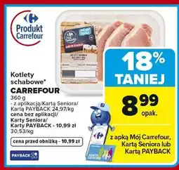 Carrefour Kotlety schabowe wieprzowe bez kości Carrefour Targ Świeżości oferta