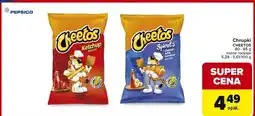 Carrefour Chrupki spirals ser z ketchupem Cheetos oferta