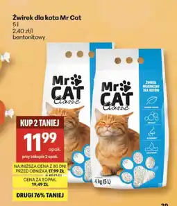 Delikatesy Centrum Mr Cat Classic Żwirek dla kota bentonitowy oferta