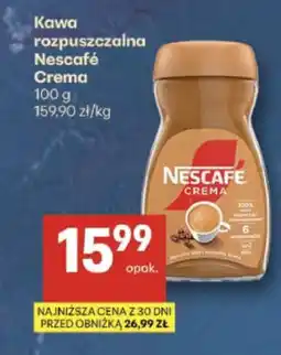 Delikatesy Centrum Kawa rozpuszczalna Nescafé Crema oferta