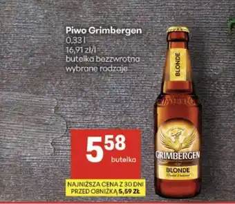 Delikatesy Centrum Piwo Grimbergen oferta