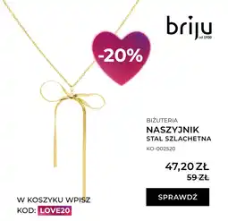 Briju Biżuteria naszyjnik stal szlachetna oferta