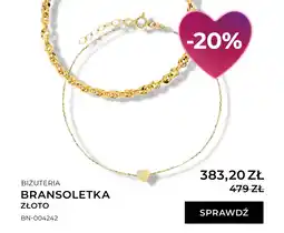 Briju Biżuteria bransoletka złoto oferta