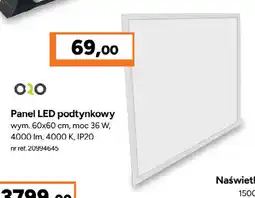 Bricoman Panel LED podtynkowy oferta