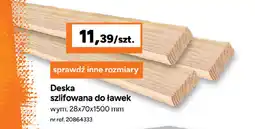 Bricoman Deska szlifowana do ławek oferta