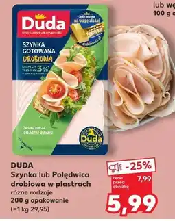 Kaufland Szynka drobiowa w plastrach różne rodzaje oferta
