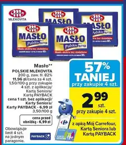 Carrefour Market Masło POLSKIE MLEKOVITA oferta