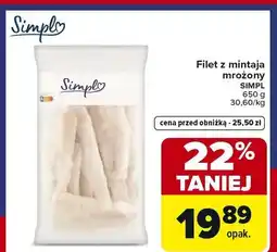 Carrefour Market Filet z mintaja mrożony SIMPL oferta