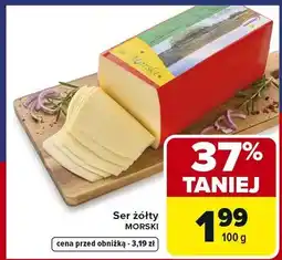 Carrefour Market Ser żółty MORSKI oferta
