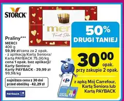 Carrefour Praliny MERCI finest selection oferta