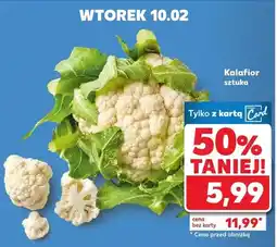 Kaufland Kalafior sztuka oferta