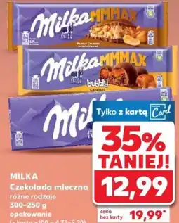 Kaufland Czekolada mleczna różne rodzaje MILKA oferta
