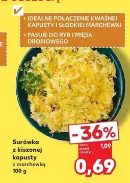 Kaufland Surówka z kiszonej kapusty z marchewką oferta