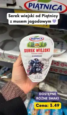 Kaufland Serek wiejski z jagodami oferta