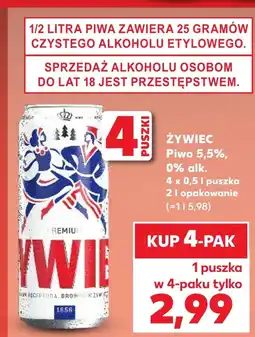 Kaufland Piwo Żywiec oferta