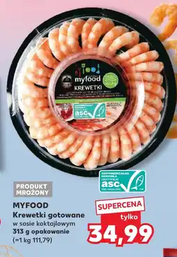 Kaufland Krewetki w sosie Myfood oferta
