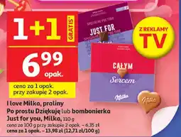 Auchan Bombonierka Just for you Milka oferta