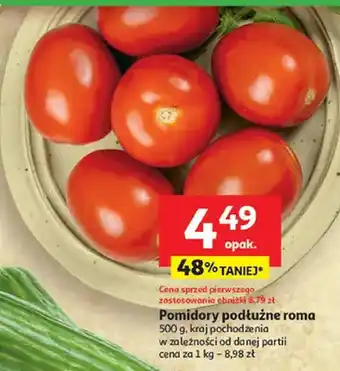 Pomidory podłużne roma