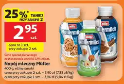 Auchan Napój mleczny Müller 400 g, różne smaki oferta
