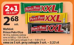Auchan Wafelek Prince Polo Olza 38-45 g, wybrane rodzaje oferta