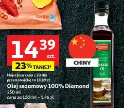 Auchan Olej sezamowy 100% Diamond oferta
