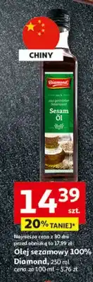 Auchan Olej sezamowy 100% Diamond oferta