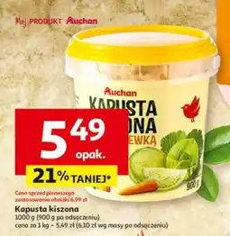 Auchan Kapusta kiszona Auchan oferta