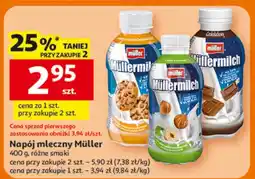 Auchan Napój mleczny Müller różne smaki oferta