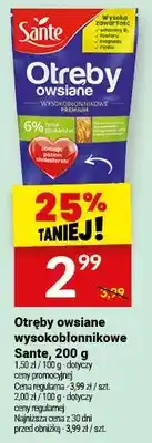 Twój Market Otręby owsiane wysokobłonnikowe Sante oferta
