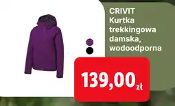 Lidl CRIVIT Kurtka trekkingowa damska, wodoodporna oferta