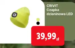 Lidl CRIVIT Czapka dzianinowa LED oferta
