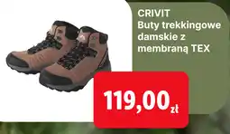 Lidl CRIVIT Buty trekkingowe damskie z membraną TEX oferta