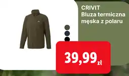 Lidl CRIVIT Bluza termiczna męska z polaru oferta