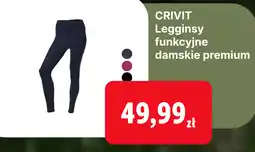 Lidl CRIVIT Legginsy funkcyjne damskie premium oferta