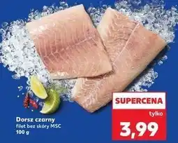Kaufland Dorsz czarny filet bez skóry MSC oferta