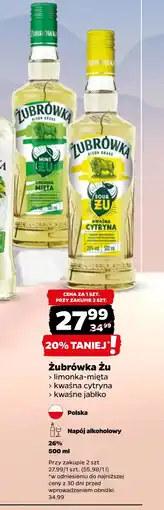 Netto Napój alkoholowy Żubrówka oferta