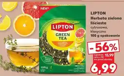 Kaufland Herbata zielona liściasta cytrusowa oferta