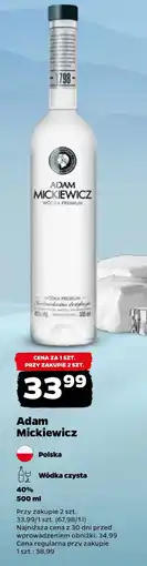 Netto Wódka Adam Mickiewicz oferta