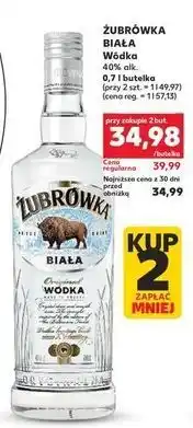 Kaufland Żubrówka Biała Wódka oferta
