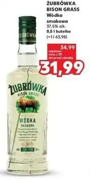 Kaufland ŻUBRÓWKA BISON GRASS Wódka smakowa 37,5% alk. 0,5 l butelka oferta