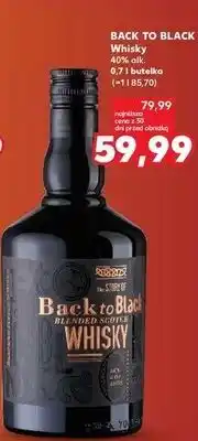 Kaufland Back to Black Whisky oferta